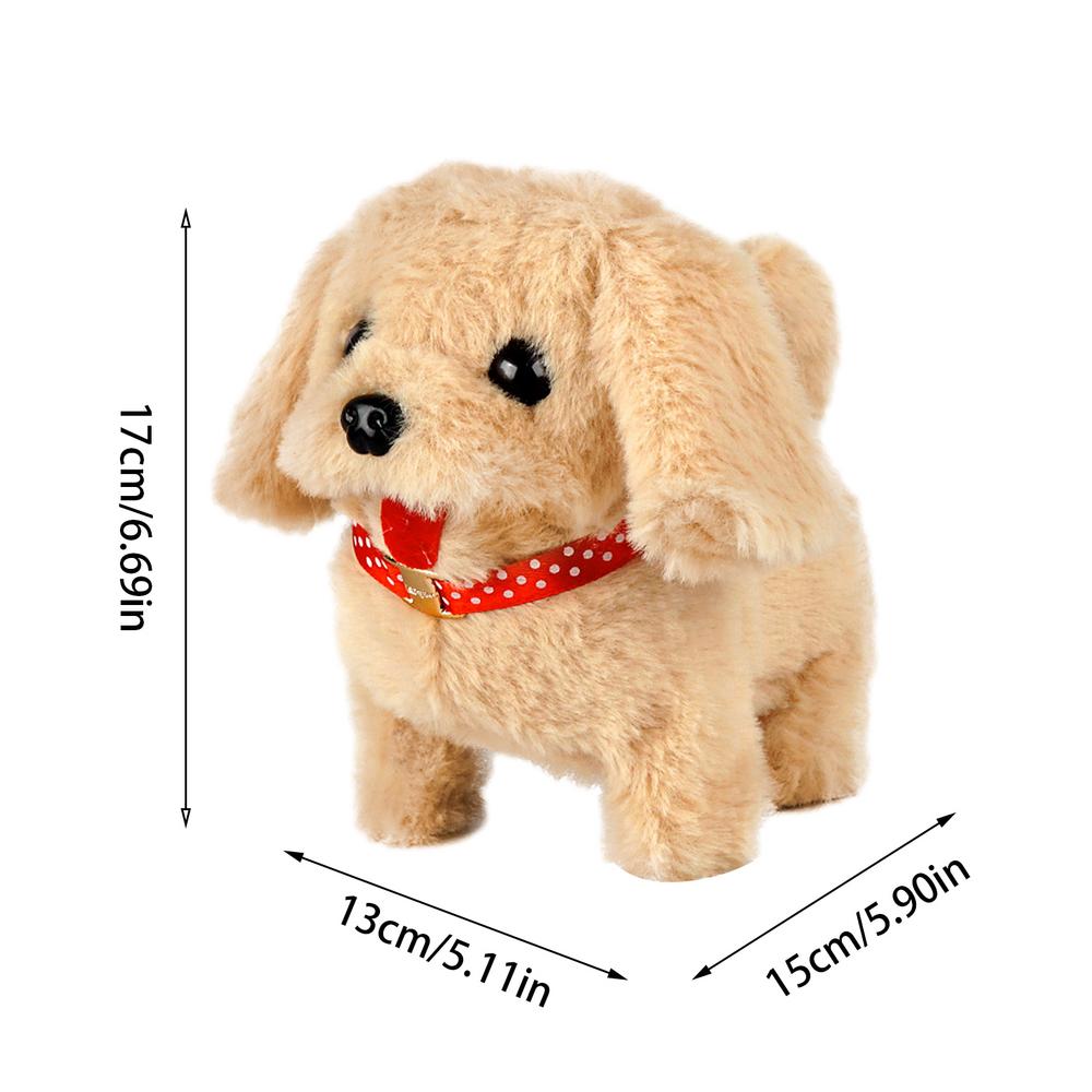 Электронные домашние животные для детей, прогулочная собака, кошка, плюшевые животные, лающая собака-компаньон, электрические домашние животные на батарейках, виляние хвостом