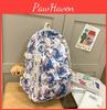 Large Capacity Backpack With Cartoon Cat Dog And Bear Print Designs Daily For