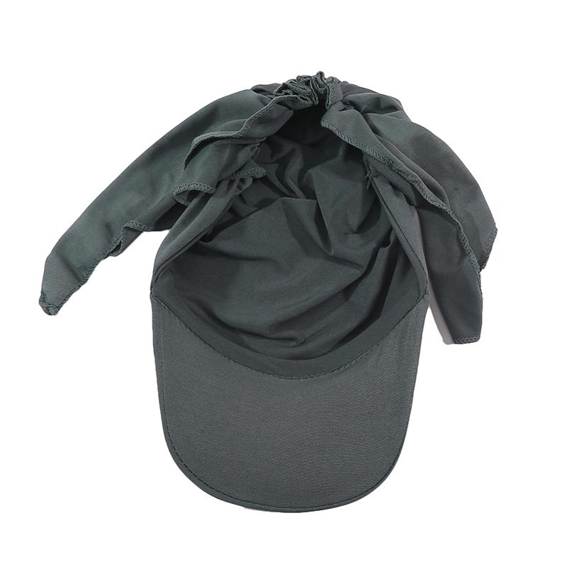 Baseball Caps Shawl Design Women Muslim Low Profile Fitted Hat Summer Soft Breathable Headscarf