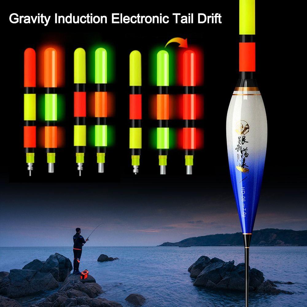 Luminous Electronic Fishing Float LED Smart Float Top Durable Electronic Floats Buoy  Day and Night