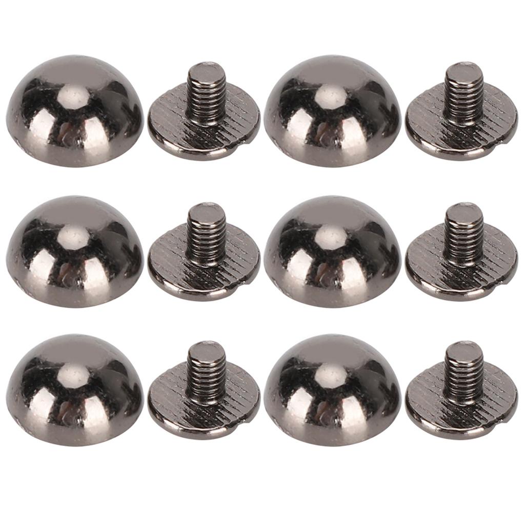 Mushroom Rivets Round Head Screw Dome DIY Stud Buttons for Bag Shoes Clothing Decor