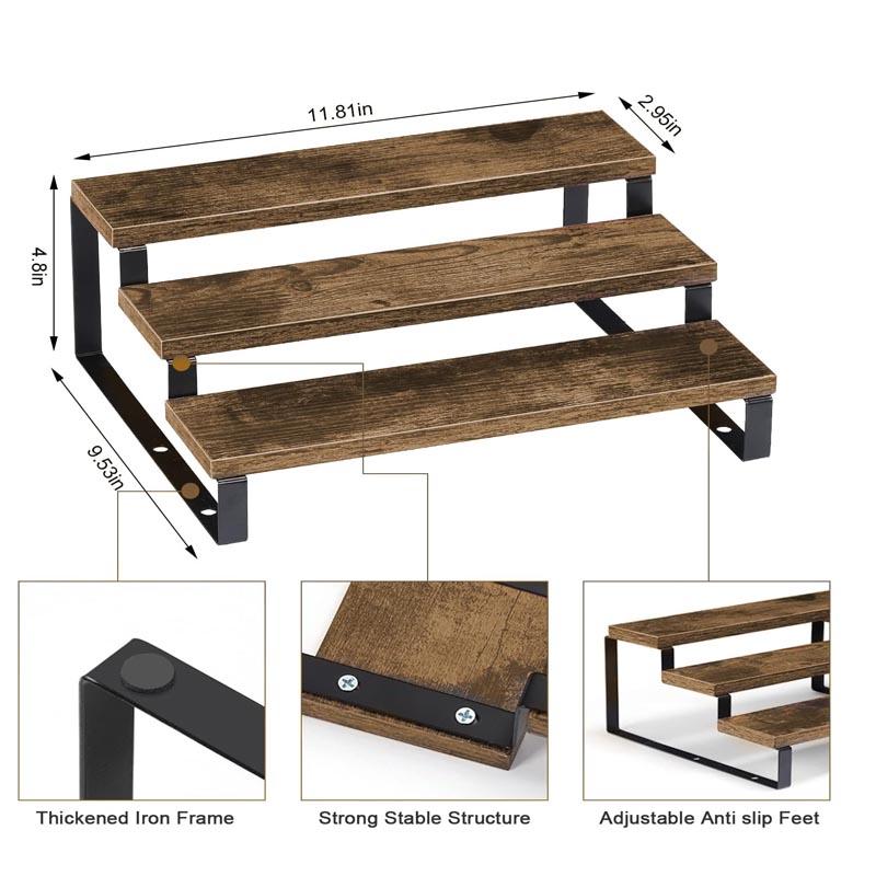 Подставка для специй на кухне, изготовленная вручную из твердой древесины, вмещает 16 больших или 32 маленьких контейнера для специй