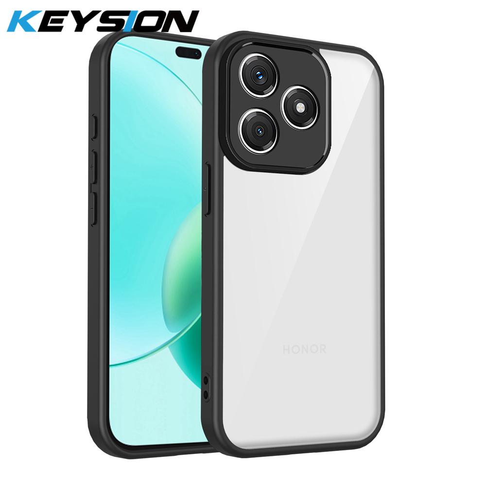 KEYSION Прозрачный чехол для телефона HONOR X5d Plus Мягкий силикон+ПК HD Прозрачная ударопрочная задняя крышка телефона для Huawei Honor X5c Plus