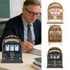 Винтажные деревянные трекеры для чтения Отслеживают до 999 книг Особенности Изысканный дизайн с ностальгической эстетикой Идеальное украшение для стола
