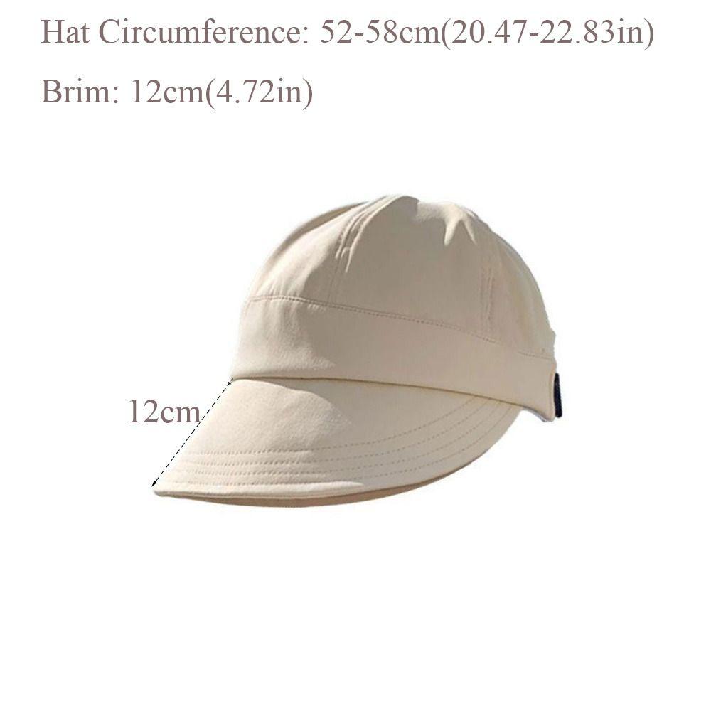 Ponytail Hat Beach Caps Wide Brim Fisherman Cap Foldable Visors Hat