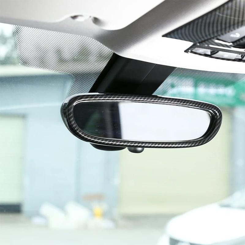 Рамка зеркала заднего вида салона автомобиля, отделка, подходит для BMW X1 F48 1 2 серии F22 F45 F46 2016- Авто
