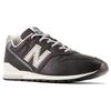 New Balance Nb 996 Кроссовки мужские низкие из кожи на шнуровке с круглым носком черно-серые CM996RI2