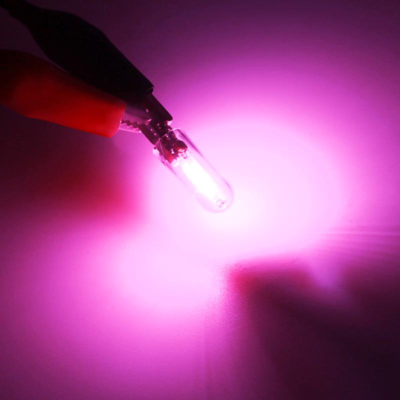 194 2825 W5W фары COB LED стеклянный корпус клиновидные автоматические парковочные лампы CANBUS автомобильный светильник для чтения салона DC