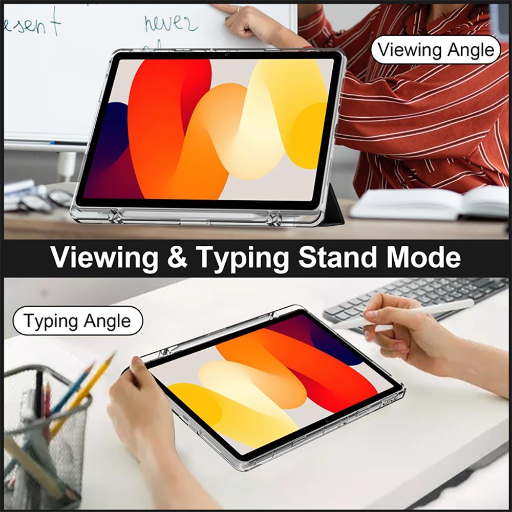 HD Flip Leather Case For Xiaomi Pad 8 7 Pro 5 6 Pro Case Redmi Pad SE 11 8.7 Pad 2 9.7" 11" Pro 12.1" M1 With Awake Sleep Cover