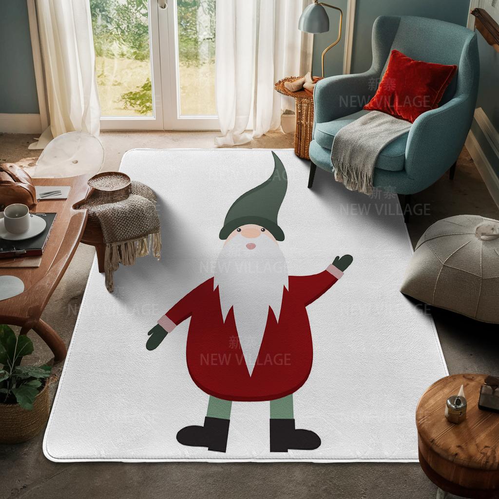 Ковер у входа в дом Домашний коврик у двери Гостиная Ванная Комната Ноги ванная комната Нескользящие коврики с водопоглощением для ванной Счастливого Рождества зима
