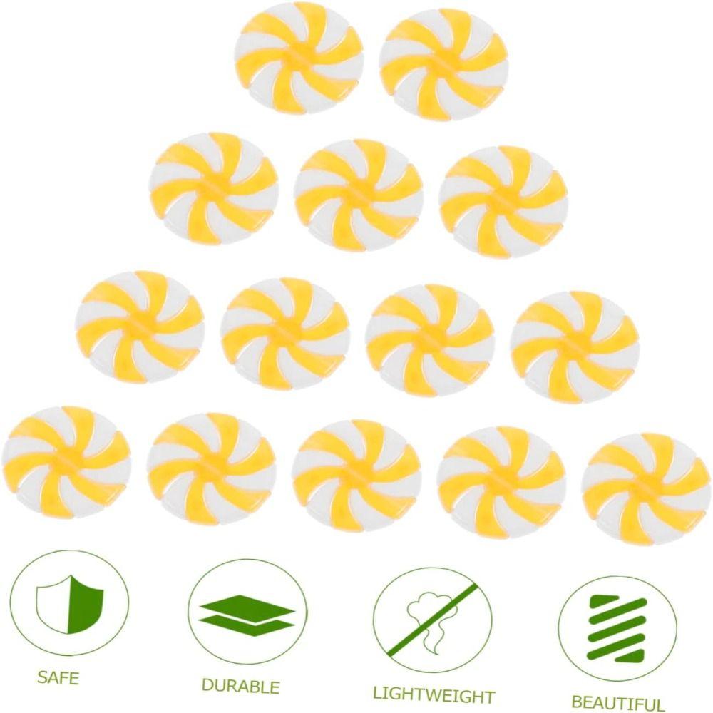30/50pcs 25/35mm Christmas Decoration 4 Color Simulation Candies Garland