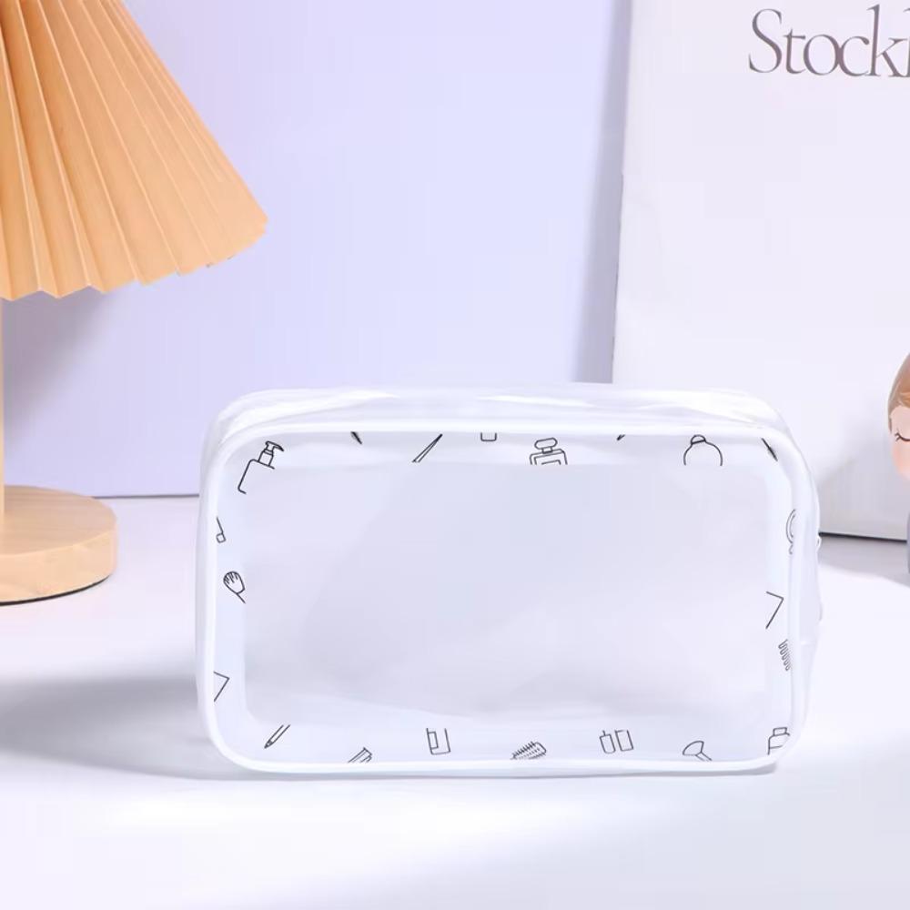 Женские прозрачные косметички, прозрачная косметичка, новая косметичка из ПВХ