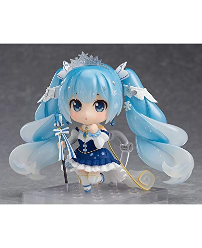 Nendoroid Character Vocal Series 01 Hatsune Miku Snow Miku Snow Princess окрашенная подвижная фигурка Ver. Немасштабируемый АБС и ПВХ