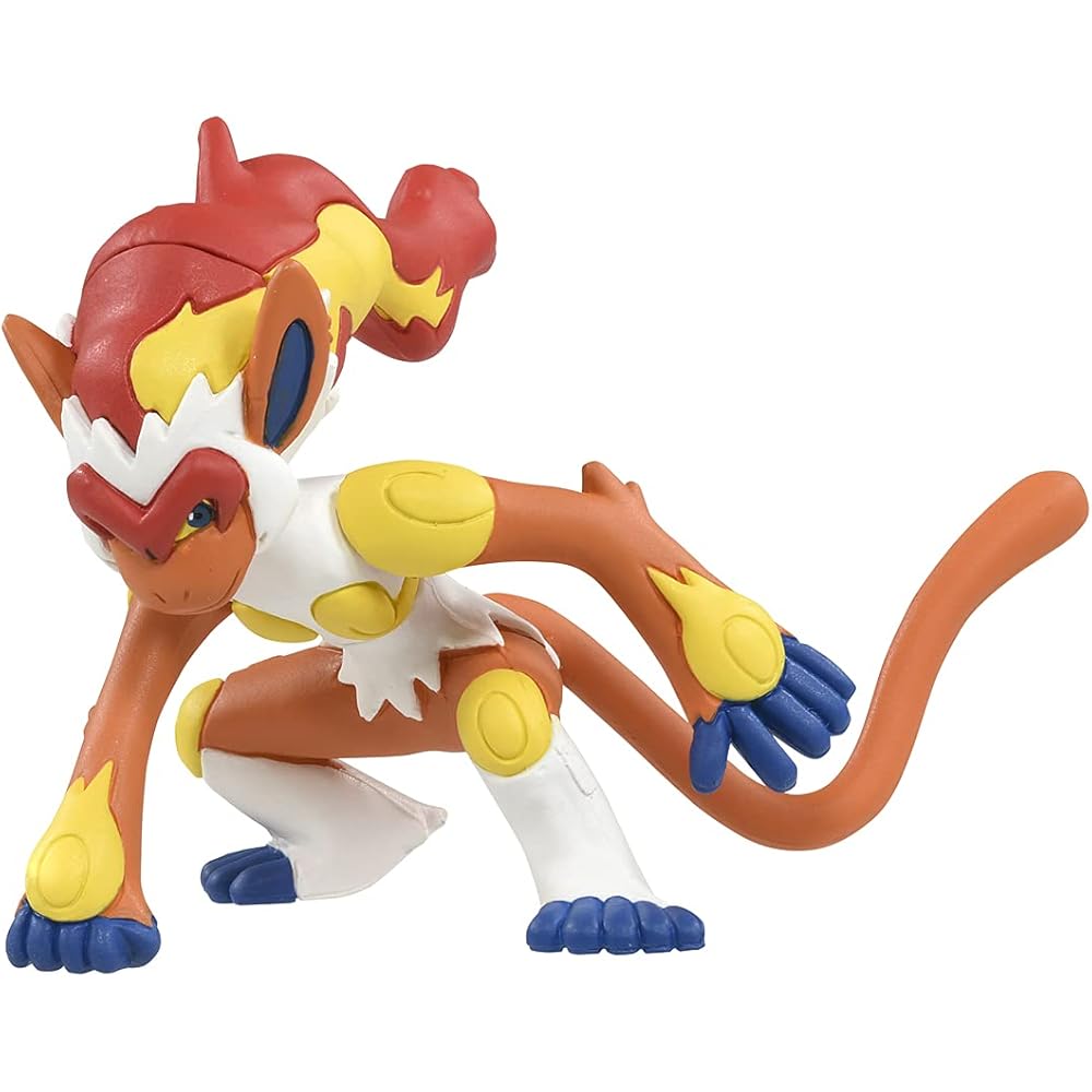 Takara Tomy Pokemon Moncolle MS-59 Goukazaru Figure Toy 4 Years and Up Safety Certified