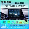 Car Radio Android 14 Carplay For Toyota C-HR CHR 2016 2017 2018 2019 2020 Multimedia Video Player Navigation Stereo GPS 2din DSP