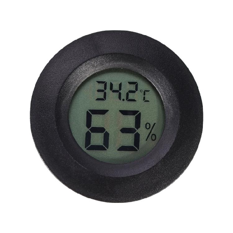 -50~ +70°C Round LCD Thermometers Hygrometer Meter Detector For Precise Temperature And Humidity Readings In Any Room