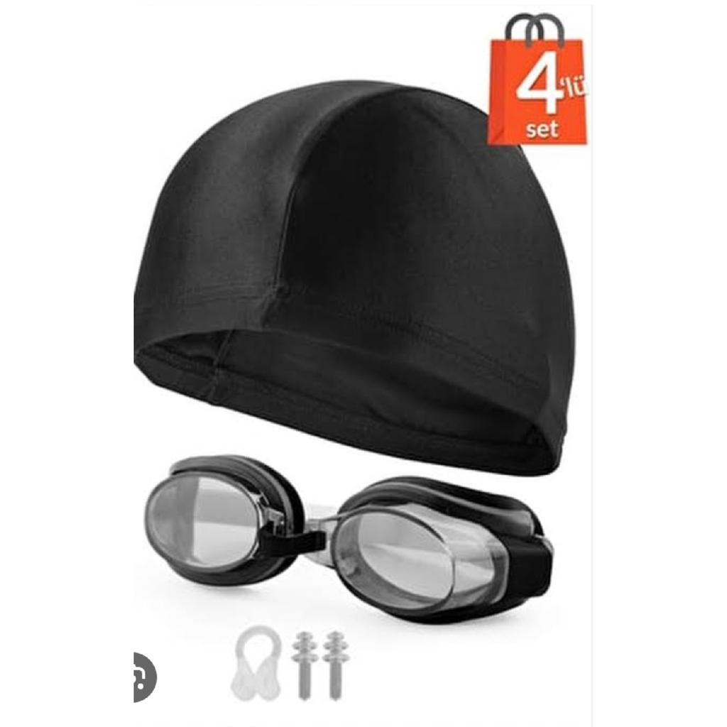 Детские очки для плавания, комплект с капюшоном, очки для бассейна, шапочка для бассейна, морская шапка, комплект морских очков