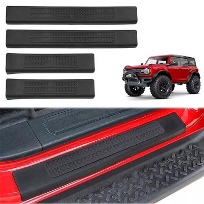 Комплект из 4 шт. накладок на пороги автомобиля Для Ford Bronco - аксессуары для защиты порогов дверей автомобиля из резины