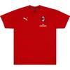 Ac Milan 2019-20 Fashion Soft Casual Simple Short Sleeve T-Shirt Men Tops Red 756151-01