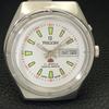 AUTOMATIC VINTAGE RICOH R31 JAPAN MENS WHITE COLOR DIAL WATCH A701933-5 R207-a701933