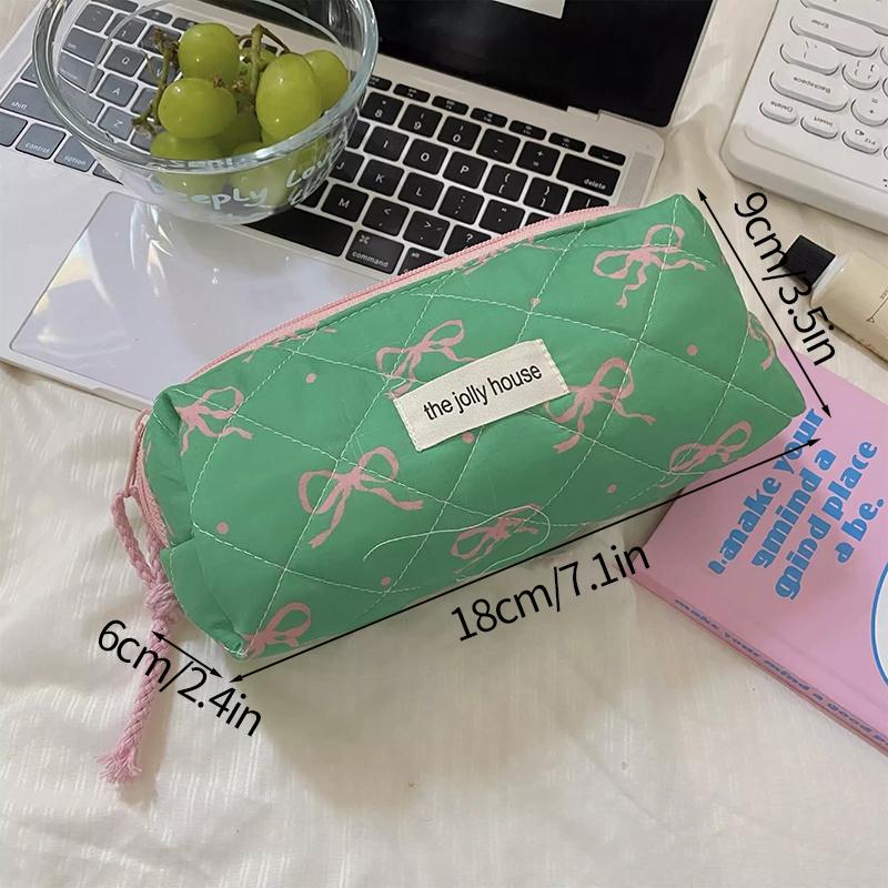 Косметички с цветочным принтом, дорожная косметичка для девочек, косметичка-органайзер, косметичка, стеганая сумка на молнии