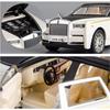 1/32 масштабная модель автомобиля Rolls-Royce Phantom, игрушечный автомобиль из цинкового сплава со звуком и светом для детей, подарок для мальчиков и девочек