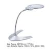 2.5X 5X 130mm Desk Magnifying Glass Magnifier with 2 LED Light