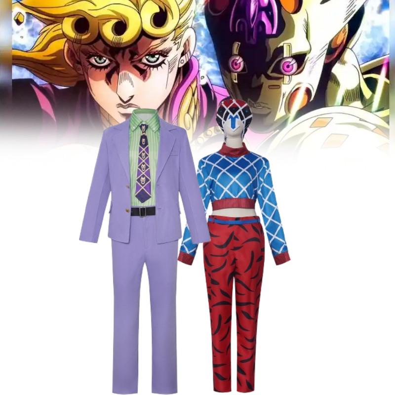 Jojos Bizarre Adventure Кира Ёсикагэ Гвидо Миста Костюм для косплея для аниме ролевой игры