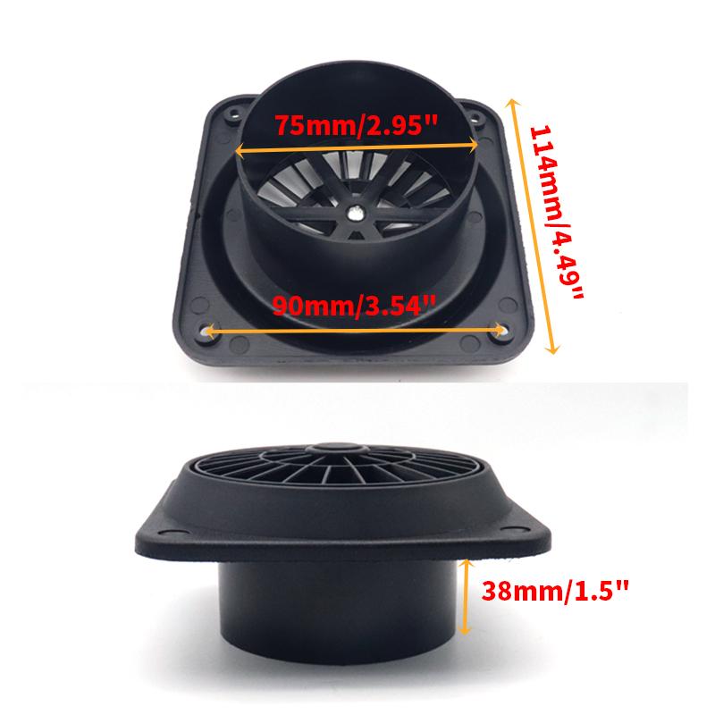Дизельный обогреватель 60 мм/75 мм/90 мм, воздуховод для кондиционера, теплый воздуховод с вентилятором для Webasto, автомобиля, грузовика, кемпера, фургона