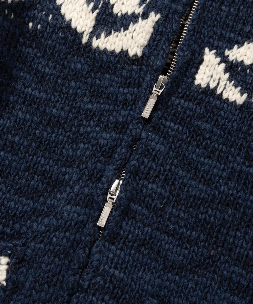 NONBLANK Cowichan Zip-Up Cardigan_Navy