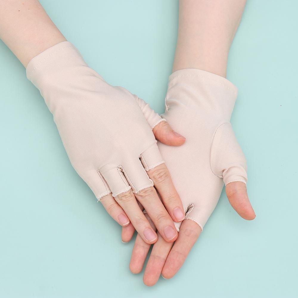 Tight Short Breathable Half Finger Gloves Summer Mittens Sun Protection Sports/Driving/Biking
