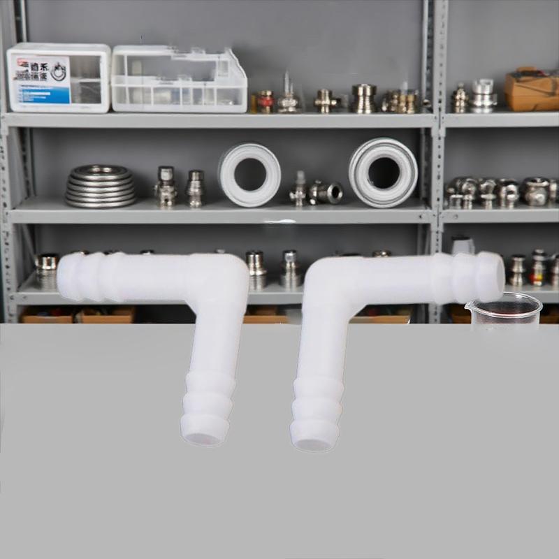 5Pcs 8/10MM PE Elbow Connector Aquarium Tank Air Pump Hose Pagoda Joint Watering Irrigation Garden Water Pipe Connector
