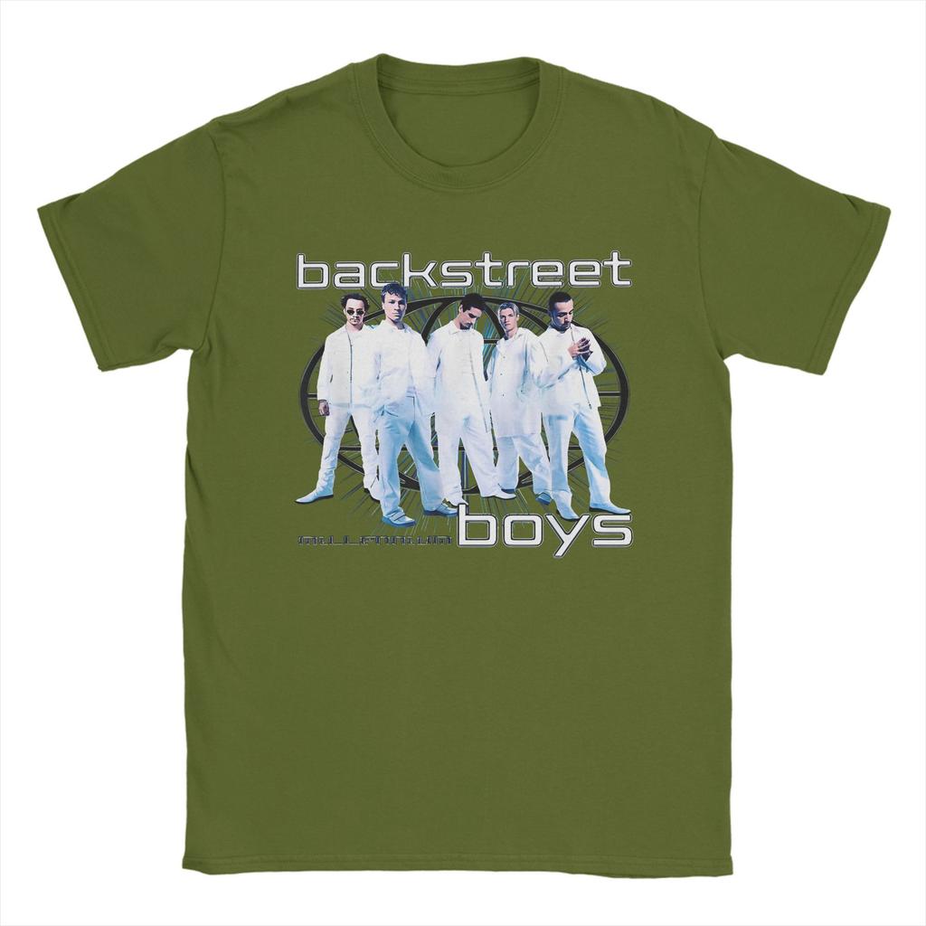Футболка Backstreet Boys Millenium Globe Футболки Harajuku С коротким рукавом Уличная одежда Топы Летние 100% Хлопок Круглый вырез Одежда