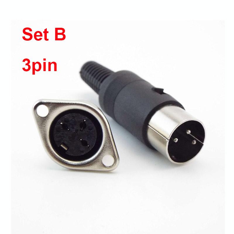 Адаптер аудио DIN 3/4/5/6/7/8 Pin DIN Male Female Plug с пластиковой ручкой Female Socket Корпусной разъем для крепления на панель