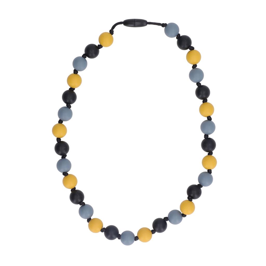 Baby Teething Necklace Anxiety and Stress Reduction Safe Silicone Teething Necklace for Kids