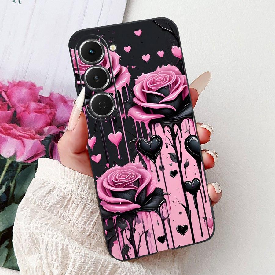 Чехол для Tecno Spark 40 Pro Plus Мультяшный Рисованный Ударопрочный Мягкий Силикон ТПУ Задняя Крышка для Tecno Spark40Pro 40Pro+ Funda