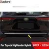 Для Toyota Highlander XU70 Kluger Hybrid - 2024 Стальная накладка на крышку заднего багажника Молдинг двери багажника Автоаксессуары