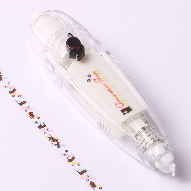 Мультяшная цветочная наклейка, лента, ручка, забавная детская тетрадь, дневник, декоративная наклейка для детской игрушки