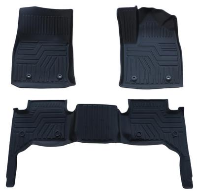 RANCLE 300 LAND CRUISER RANCLE LAND CRUISER VJA300W FJA300W 300 300 Серия 3D Черный Коврик для Пола Материал TPE Ряд Резиновый Коврик Резиновый Коврик Водоотталкивающий