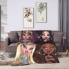 Super Soft blanketChildren Camping Bratz Shining Girls Throw blanket  Flannel Bedspread For Bedroom Graphic Sofa Bed Cover