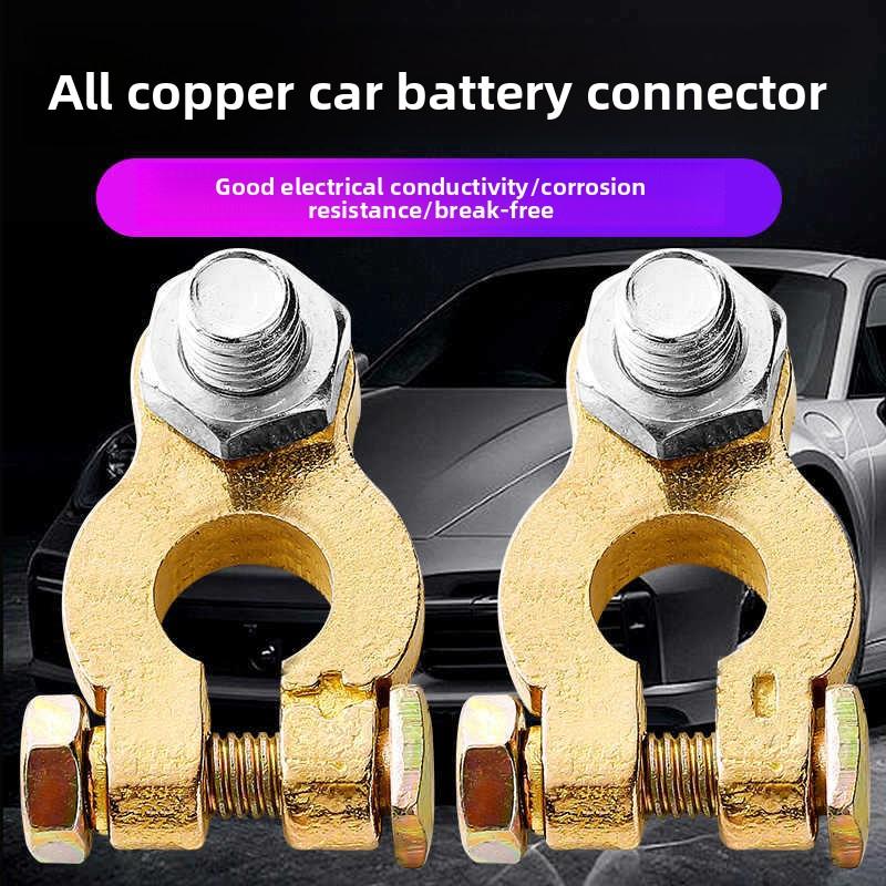 General Motors Brass Power Knob Switch Battery Terminal, Clip Adapter, Power-off Leak-proof