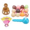 Plastic Stacking Ice Cream Toy Balancing Game with Scooper for Kid Child