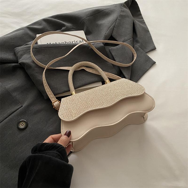 Pu Crossbody Retro Bag With Stitched Flap Id Pocket For Casual Daily Use