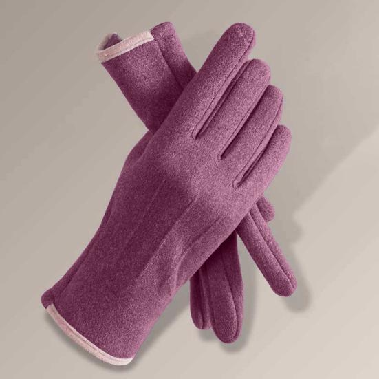 Women Winter Thermal Gloves Fleece Lined Touch Screen Gloves Warm Windproof Gloves for Texting Cycling Driving Outdoor Work