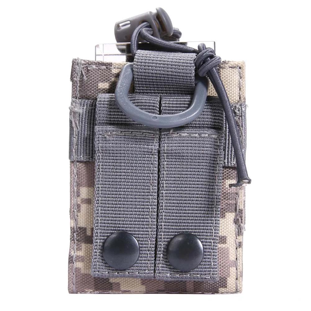 20D Walkie Talkie Bag Case Holder for Kenwood BaoFeng UV-5R BF-888S 1000D Tactical Molle Radio Walkie Talkie Pouch Waist Bag