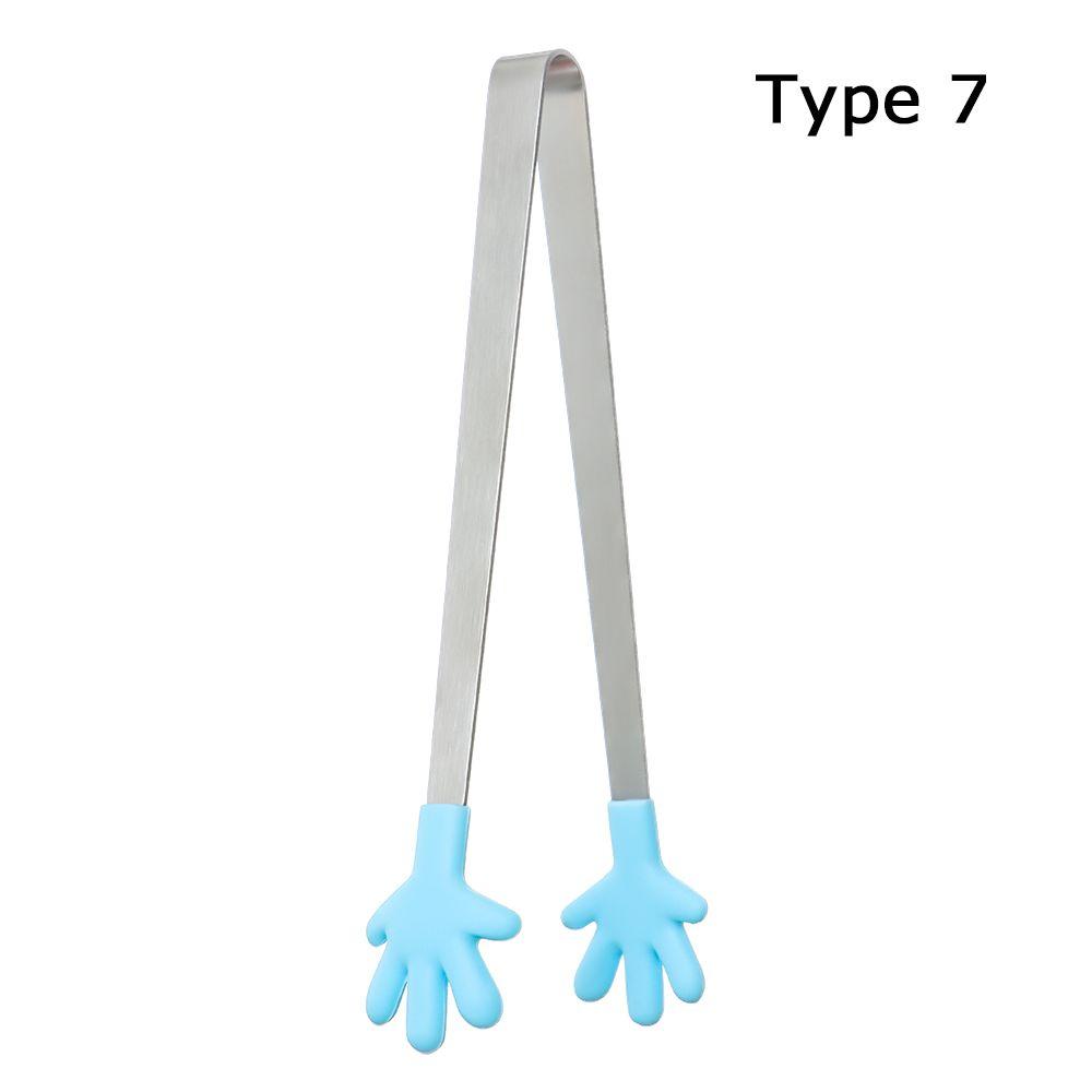 Ice Cube Clip Bread BBQ Creative Mini Snack Food Tong Silicone