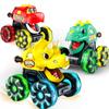 Игрушечный Монстр-Трак с Динозаврами Ти-Рекс, Трицератопс и Быстрый Меч и Мигающими Светодиодными Колесами - Инерционный, Работающий от Батареек для Детей Динозавр