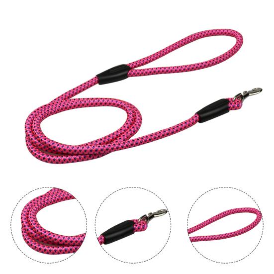Поводок для собак с удобной ручкой, нейлоновый поводок для дрессировки собак с защитой от тяги