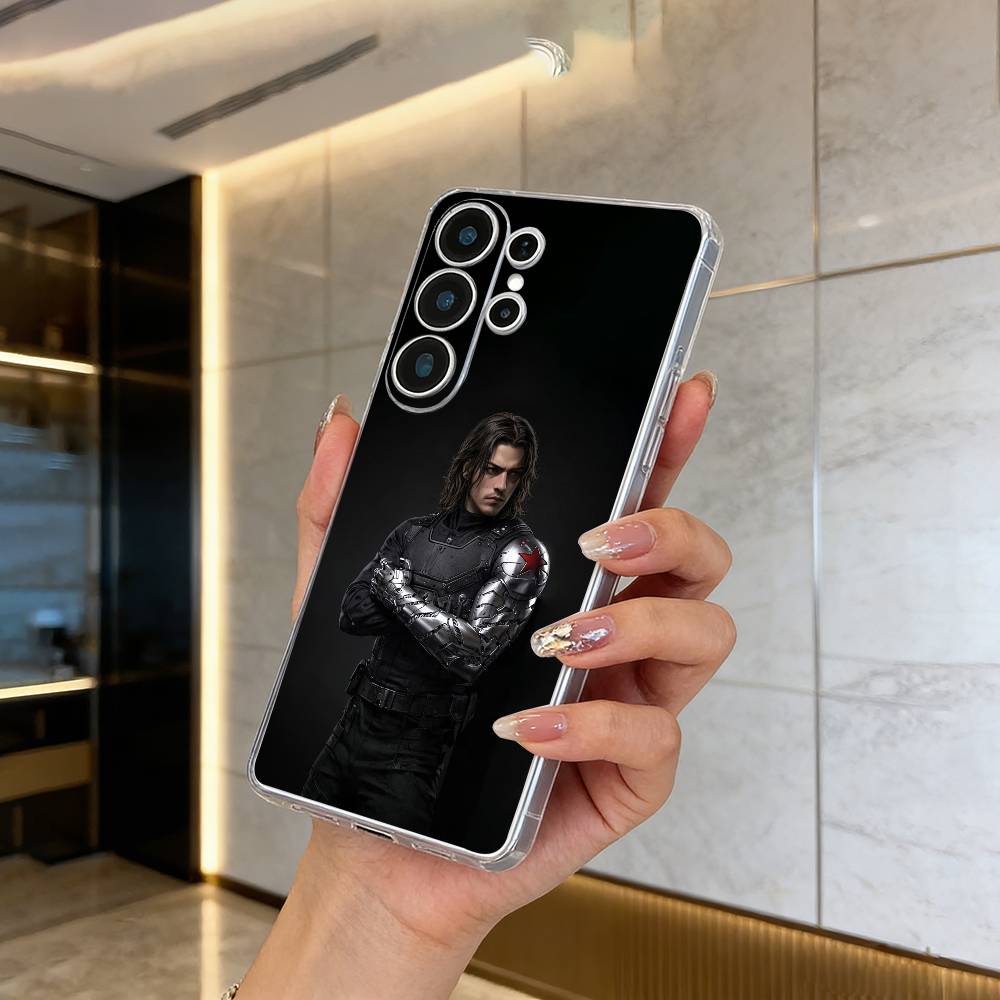 B-Bucky- Barnes Winter -S-Soldier Phone Case For Samsung S25,S24,S21,S22,S23,S30,Ultra,S20,Plus,Fe,Lite Transparent Cover