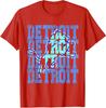 Detroit Cool Retro Lion Lovers Sport Present Nice Unisex T-Shirt